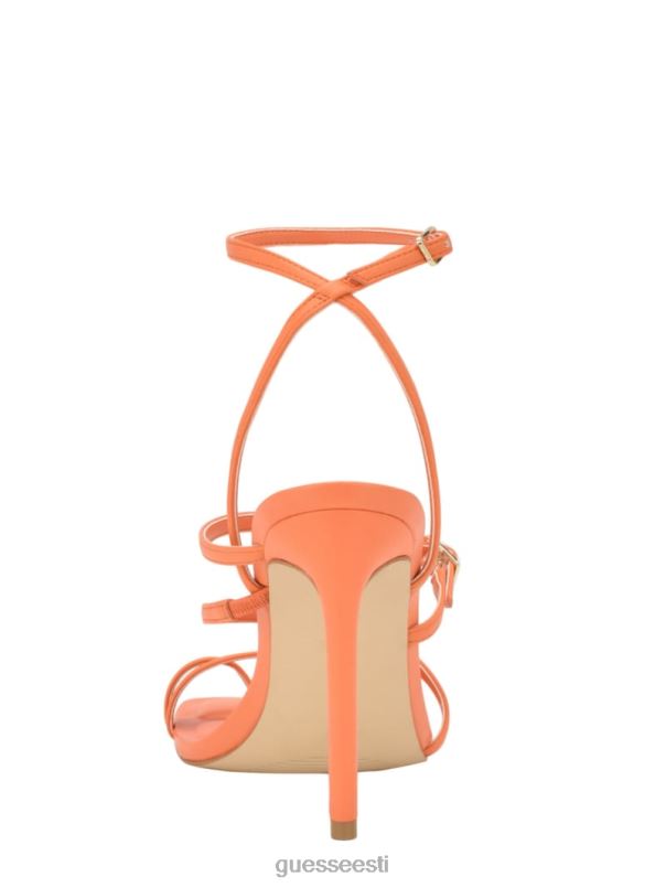 poltidega rihmaga tikk-kontsad oranž GUESS jalatsid naised BB4BB3423