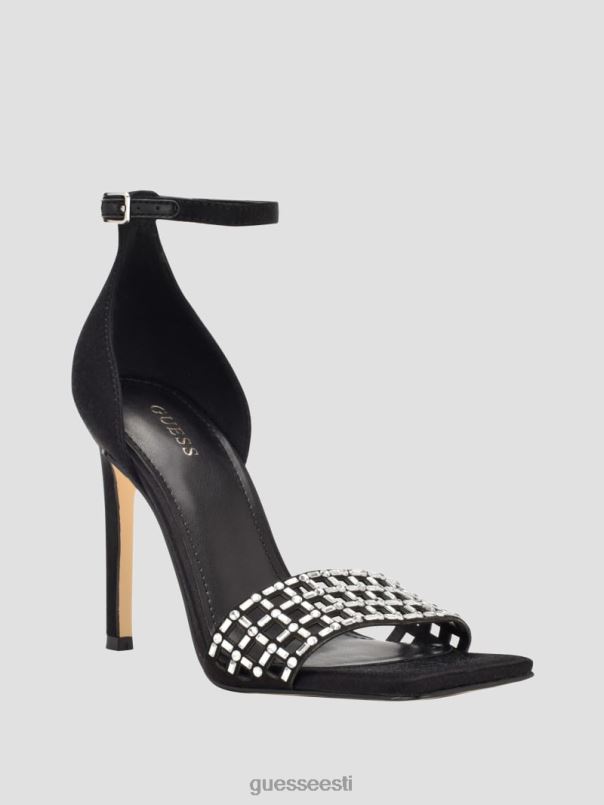 purjekivist puuri rihmaga kontsad must GUESS jalatsid naised BB4BB3492