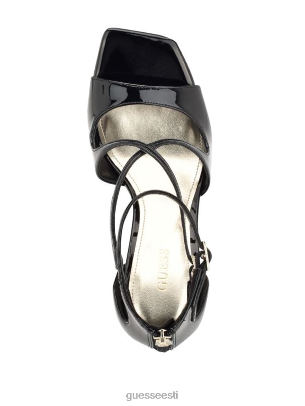 sella rihmaga tikk-kontsad must GUESS jalatsid naised BB4BB3392