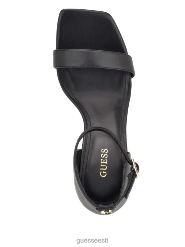 yaeli nahast kontsad must GUESS jalatsid naised BB4BB3397