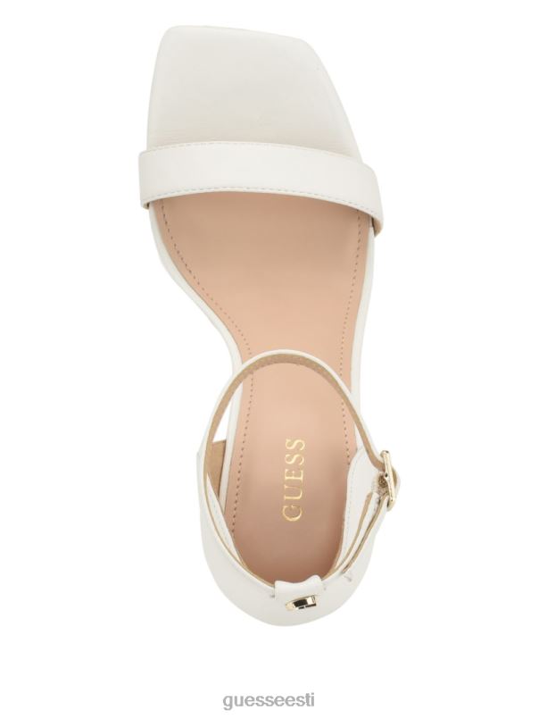 yaeli nahast kontsad valge grafiti GUESS jalatsid naised BB4BB3400