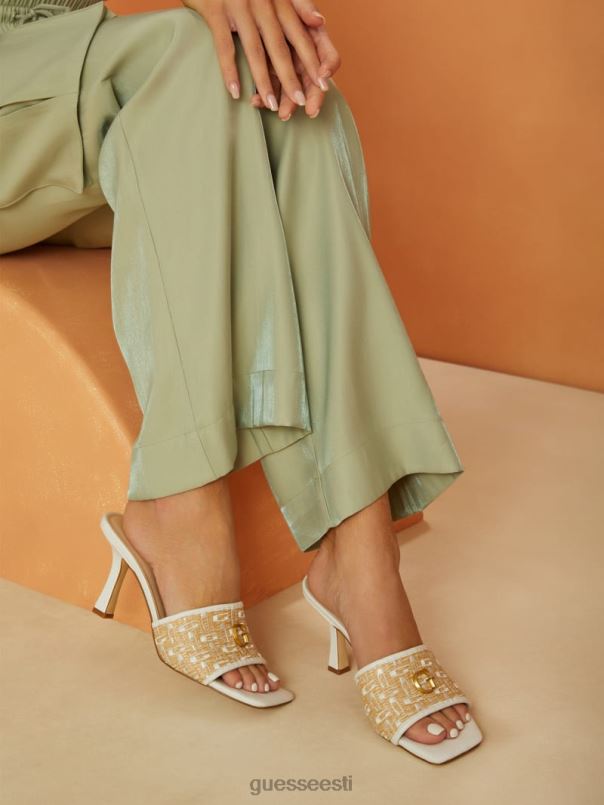 yana straw g logo kontsaga muulad kerge naturaalne 110 GUESS jalatsid naised BB4BB3394