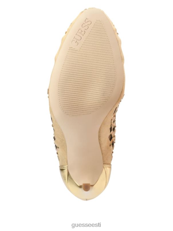 Randir rhinestone puuris metallist papud kullast GUESS jalatsid naised BB4BB3533