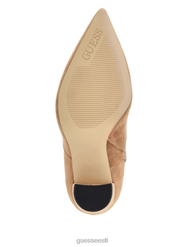paremad kunstseemisnahast üle põlve saapad keskmine pruun GUESS jalatsid naised BB4BB3525