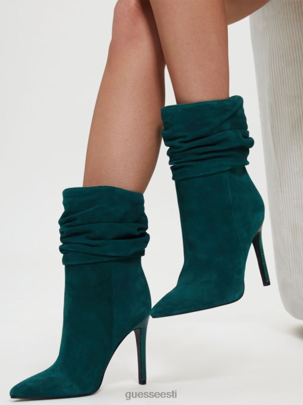 seljataga seemisnahast slouch bootie keskmine roheline 310 GUESS jalatsid naised BB4BB3516