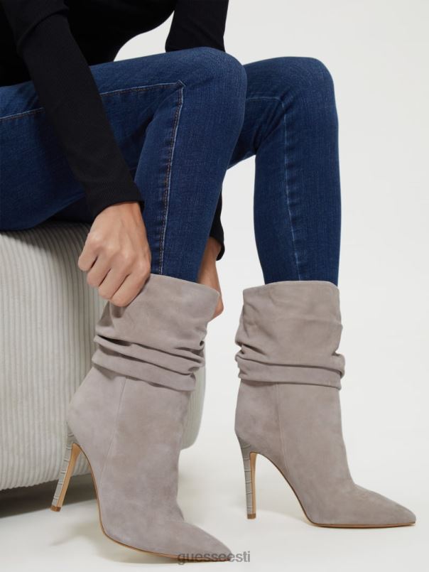 seljataga seemisnahast slouch bootie taupe GUESS jalatsid naised BB4BB3513