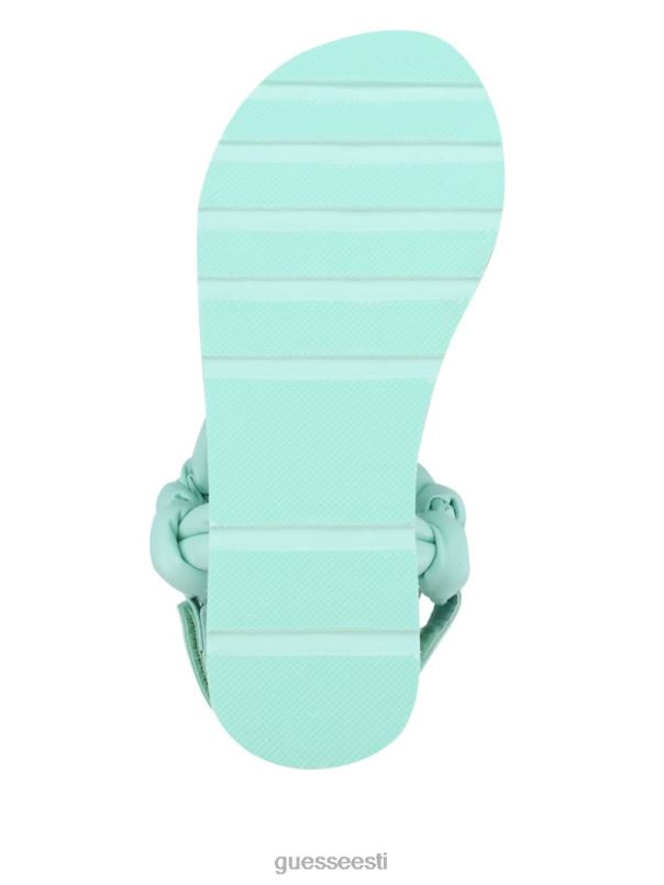 albina sõlmitud platvormiga sandaalid denimlipsuvärv GUESS jalatsid naised BB4BB3482