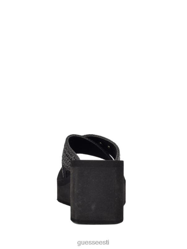danvi punutud kiilsandaalid must GUESS jalatsid naised BB4BB3467