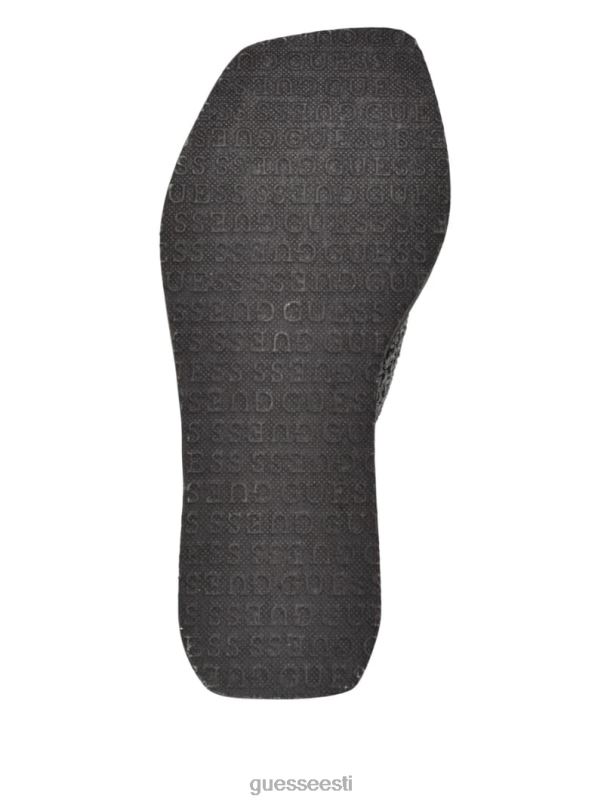 danvi punutud kiilsandaalid must GUESS jalatsid naised BB4BB3467