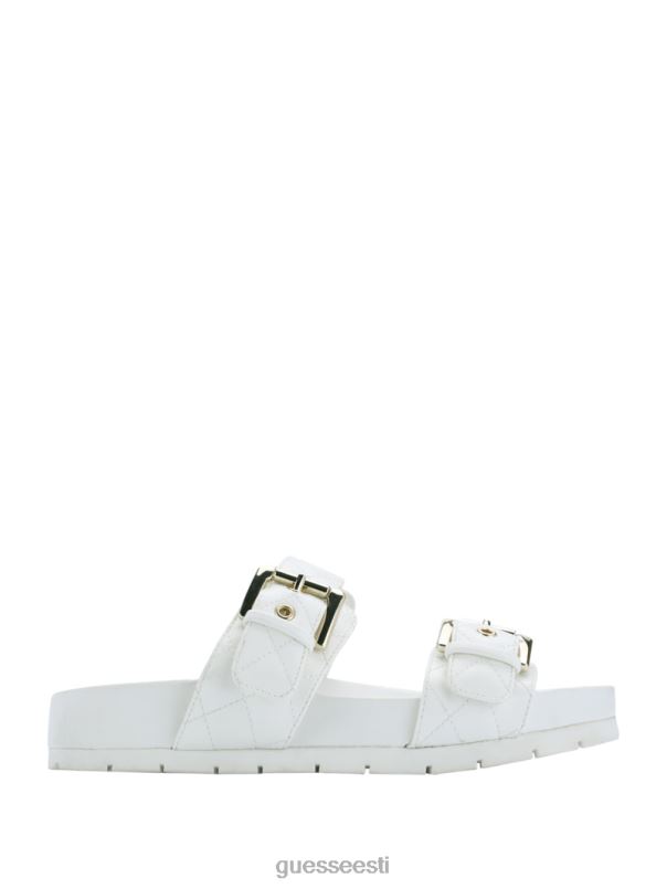 felda tepitud pandlaga sandaalid valge GUESS jalatsid naised BB4BB3500