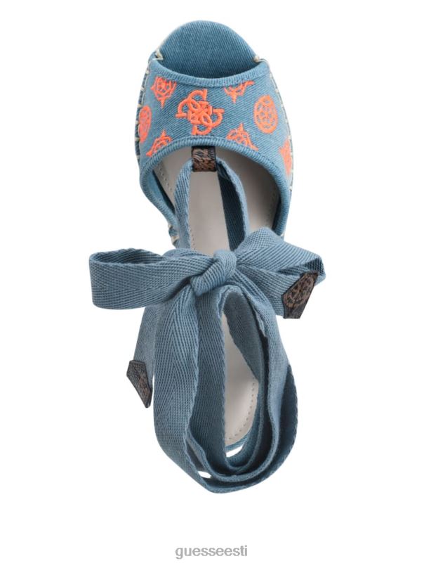 halona lips espadrill kiilud denimlipsuvärv GUESS jalatsid naised BB4BB3448