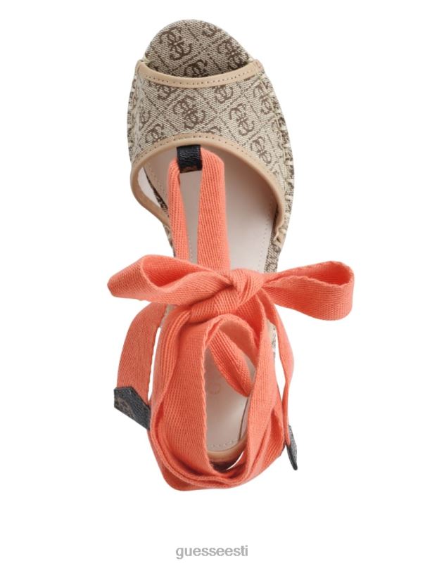 halona lips espadrill kiilud keskmine pruun GUESS jalatsid naised BB4BB3447