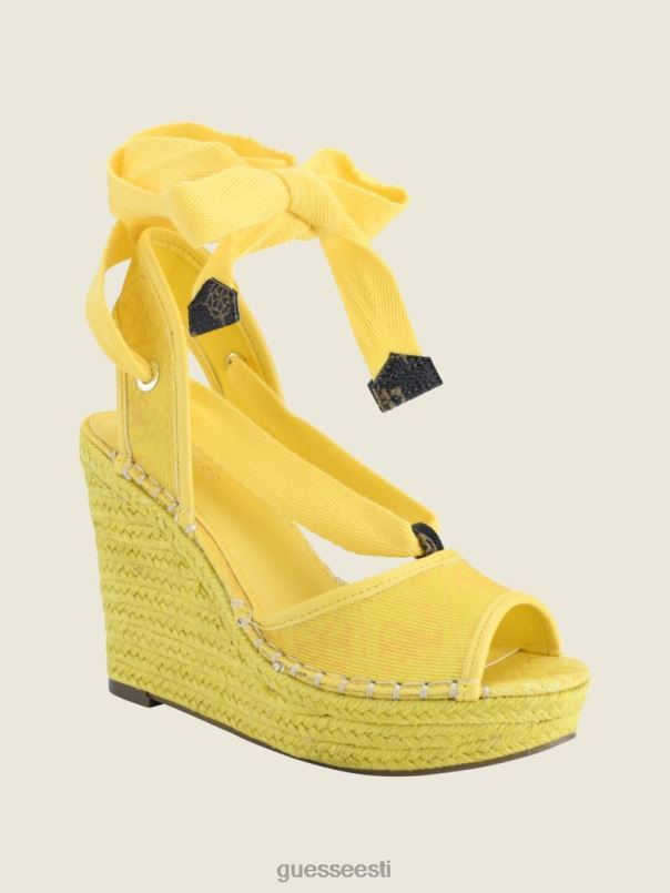 halona lips espadrill kiilud kollane GUESS jalatsid naised BB4BB3449