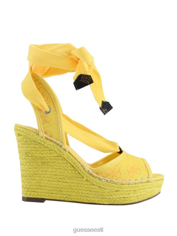 halona lips espadrill kiilud kollane GUESS jalatsid naised BB4BB3449