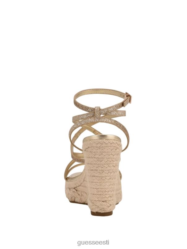 hirani rihmaga espadrillkiilud gld-1 kuld GUESS jalatsid naised BB4BB3499