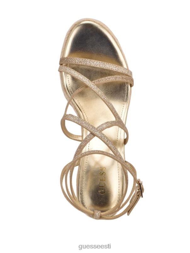 hirani rihmaga espadrillkiilud gld-1 kuld GUESS jalatsid naised BB4BB3499
