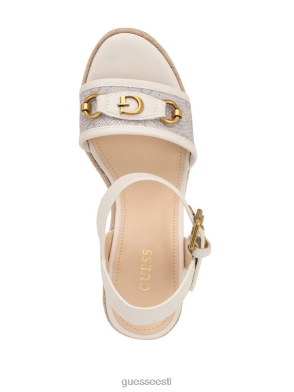 hisley kiilu sandaalid elevandiluu 150 GUESS jalatsid naised BB4BB3454