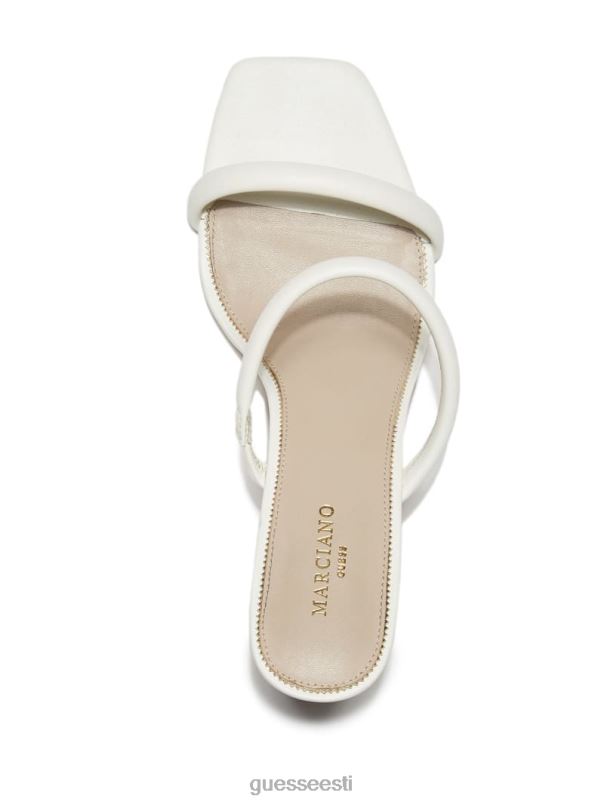 pärlnahast topeltrihmaga sandaal elevandiluust GUESS jalatsid naised BB4BB3417