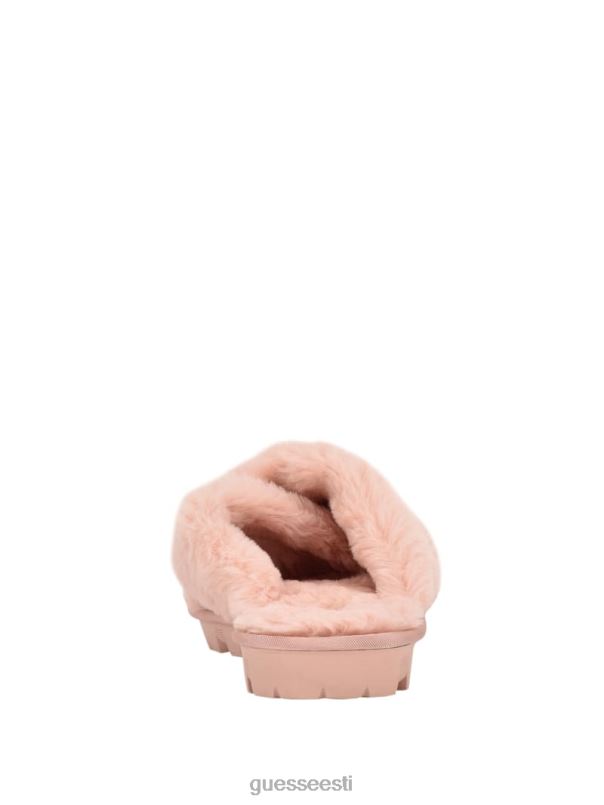 ristuvad karusnahast sussid roosa GUESS jalatsid naised BB4BB3502