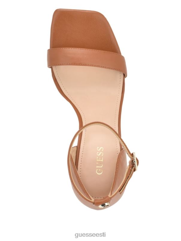 yaeli nahast kontsad keskmine pruun GUESS jalatsid naised BB4BB3399