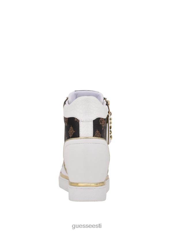 Fiora logoga kiiltossud keskmine pruun GUESS jalatsid naised BB4BB3372