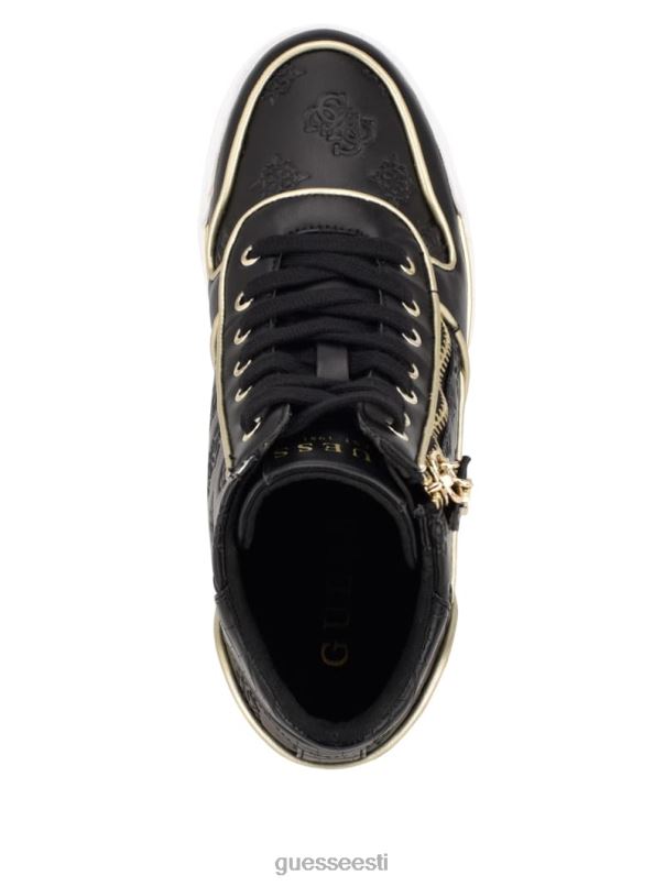 Fiora logoga kiiltossud must GUESS jalatsid naised BB4BB3379