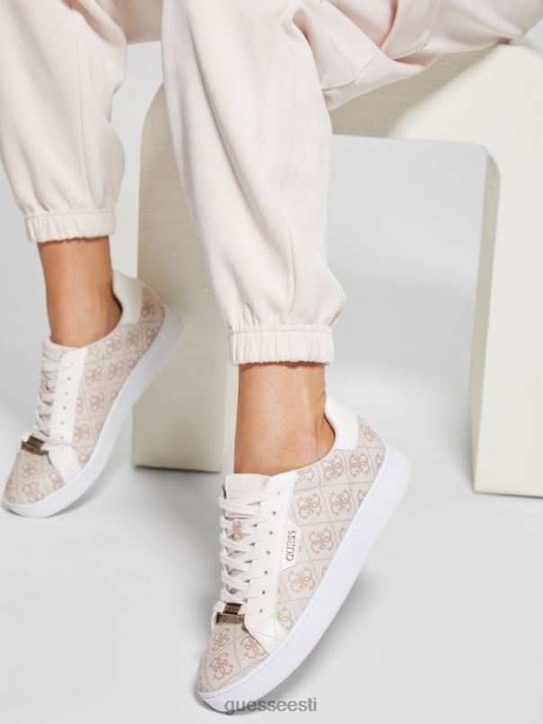 Renzy sissepressitud logoga madalad tossud tume loomulik GUESS jalatsid naised BB4BB3358