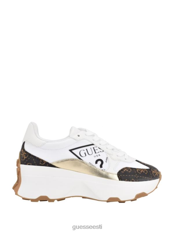 calebb logoga prinditud tossud valge GUESS jalatsid naised BB4BB3337