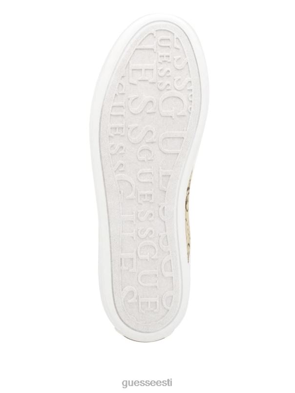 giaa logoga trükitud madalad tossud keskmine pruun GUESS jalatsid naised BB4BB3340
