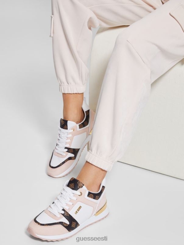 kadlin logoga tossud keskmine roosa GUESS jalatsid naised BB4BB3346