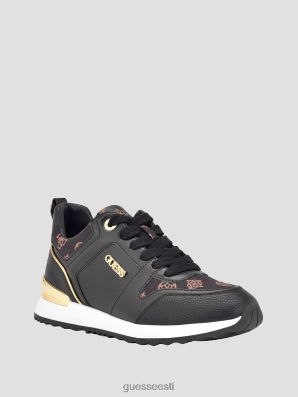 kadlin logoga tossud must GUESS jalatsid naised BB4BB3339