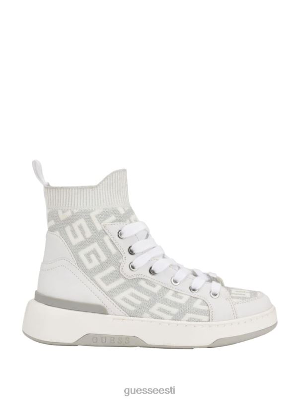 mannen logoga kootud kõrged tossud hõbe 040 GUESS jalatsid naised BB4BB3333