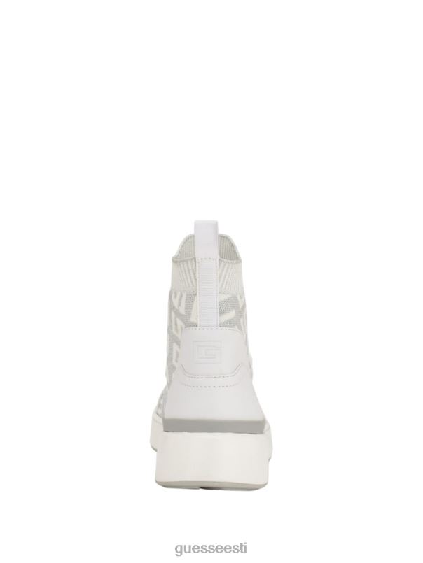 mannen logoga kootud kõrged tossud hõbe 040 GUESS jalatsid naised BB4BB3333