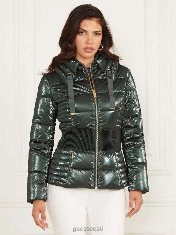 Annie puffer jope šenillroheline GUESS kehakate naised BB4BB1871