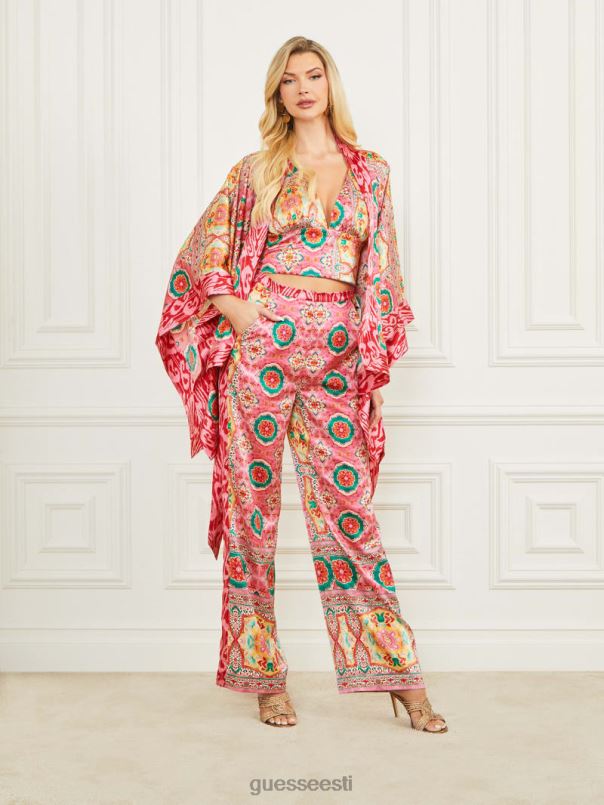 babyloni satiinkimono babyloni teki trükk GUESS kehakate naised BB4BB1766