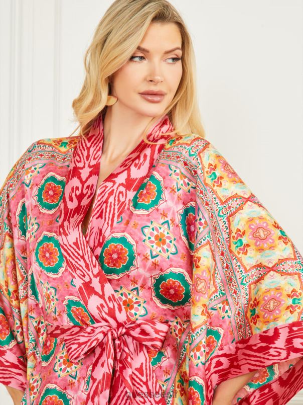 babyloni satiinkimono babyloni teki trükk GUESS kehakate naised BB4BB1766