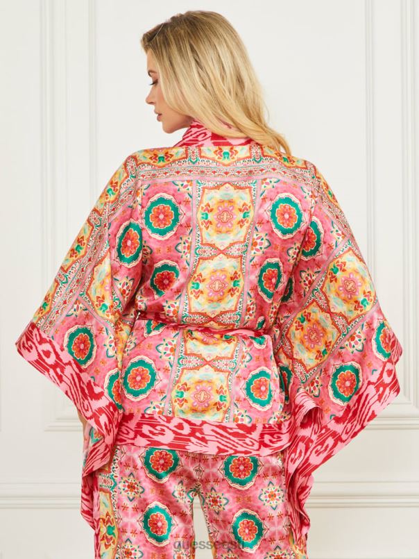 babyloni satiinkimono babyloni teki trükk GUESS kehakate naised BB4BB1766