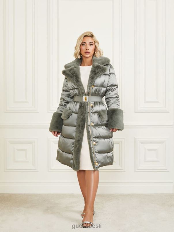 bessie pikk mantel üldine pruun multi GUESS kehakate naised BB4BB1907