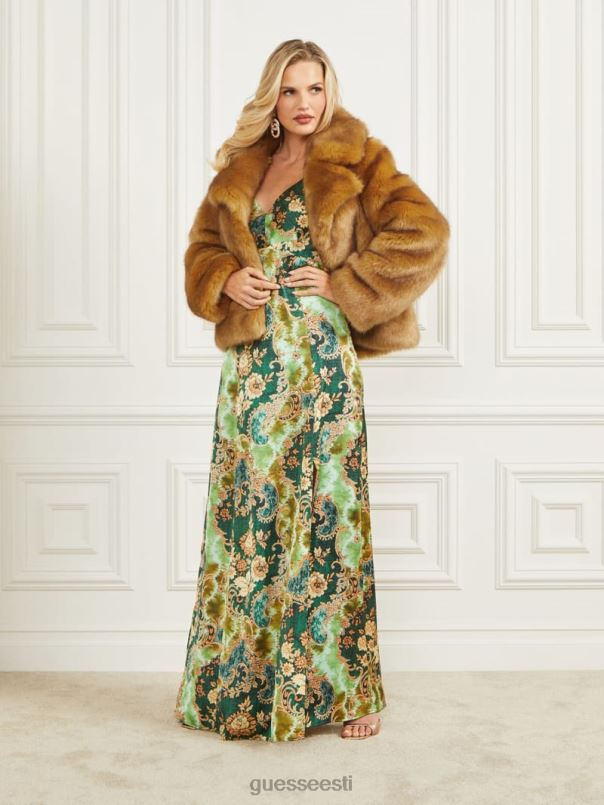 uus gwenda kunstkarusnahast jope kaamel GUESS kehakate naised BB4BB1896