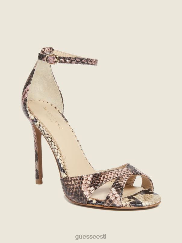 abiele nahast tikk-sandaalid heleroosa 680 GUESS jalatsid naised BB4BB3442