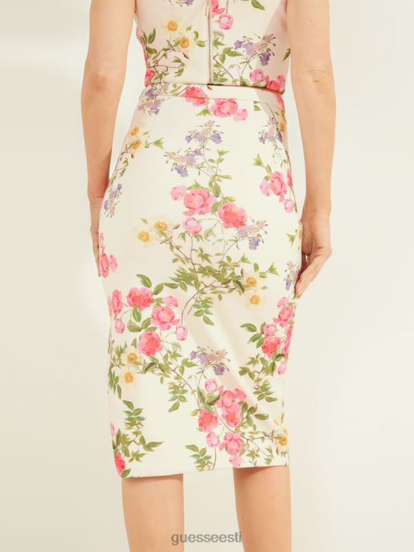 Leonara pliiatsi seelik kroonlehepoos valge GUESS kehakate naised BB4BB2431