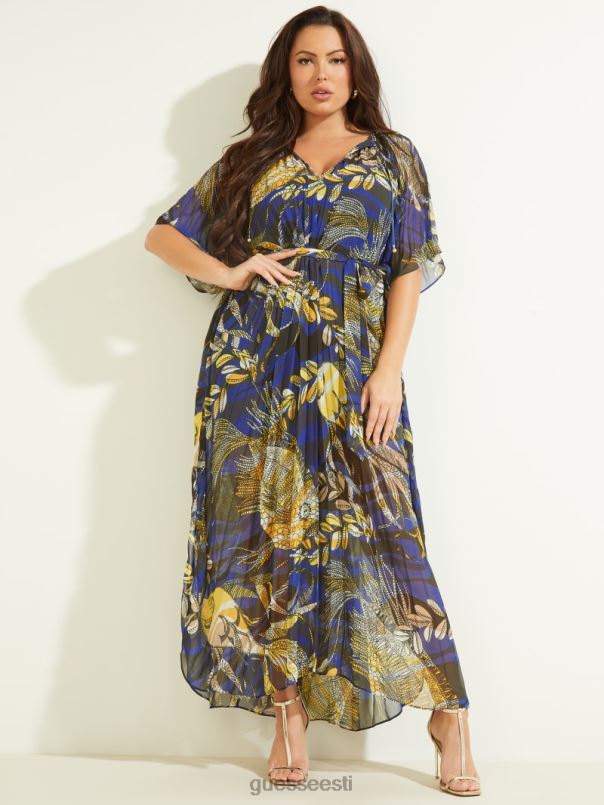 Sonora kaftan kleit veevalaja trükk GUESS kehakate naised BB4BB837