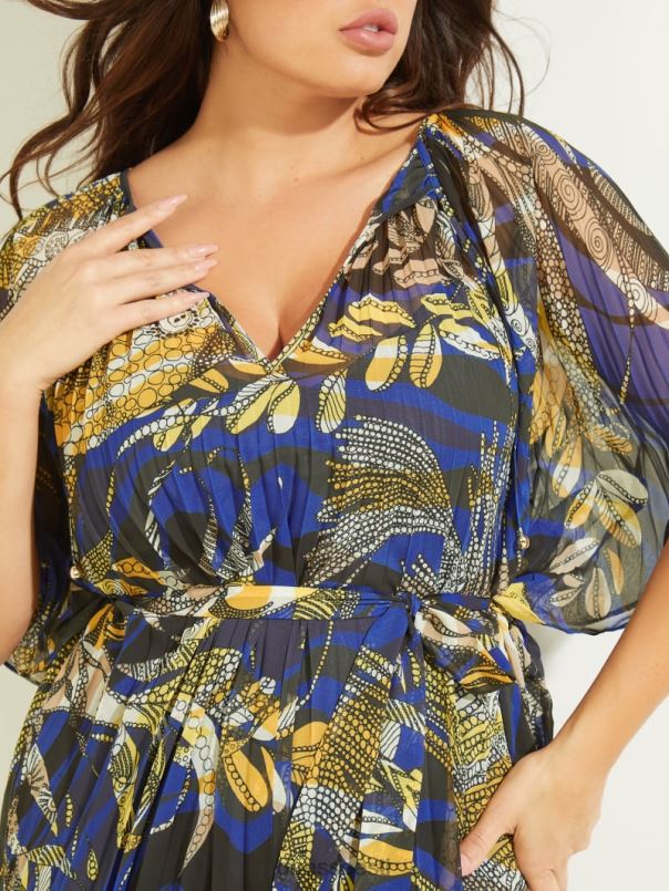 Sonora kaftan kleit veevalaja trükk GUESS kehakate naised BB4BB837