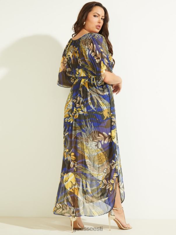 Sonora kaftan kleit veevalaja trükk GUESS kehakate naised BB4BB837