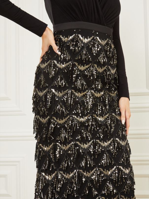 abby maxi kleit must GUESS kehakate naised BB4BB592