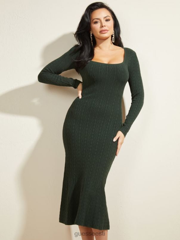 abigaili kampsun kleit šenillroheline GUESS kehakate naised BB4BB647