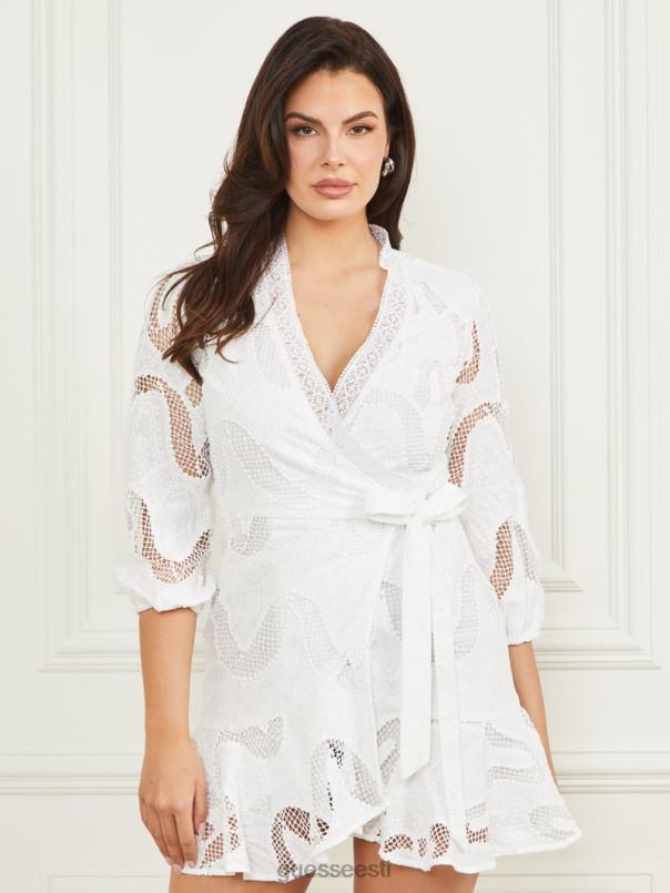 arin wrap kleit blanc pur GUESS kehakate naised BB4BB490