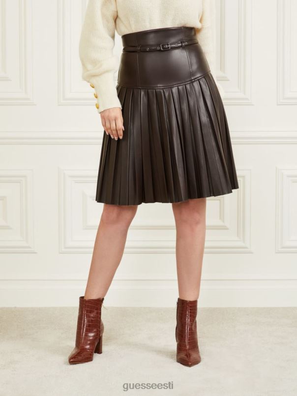 foxtoni plisseeritud seelik tume röst GUESS kehakate naised BB4BB2407