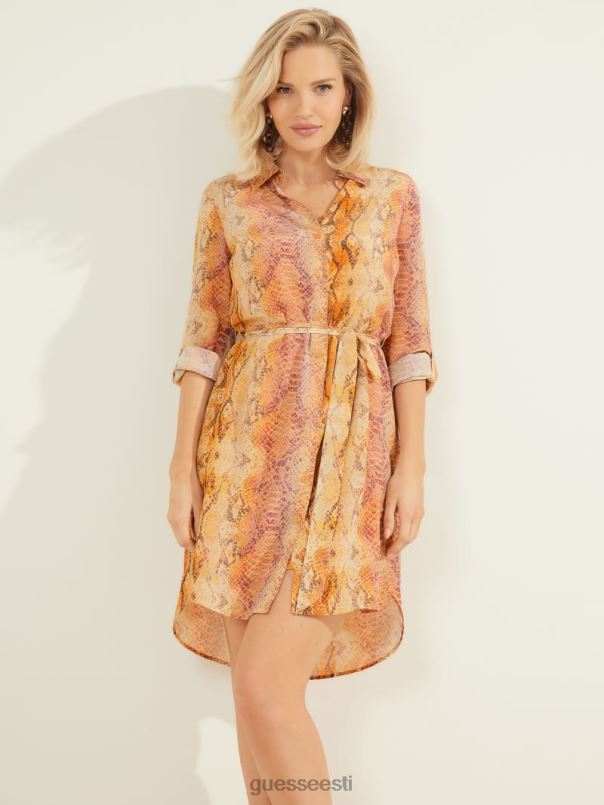 järgmise taseme siidist särkkleit sonora nahk GUESS kehakate naised BB4BB780