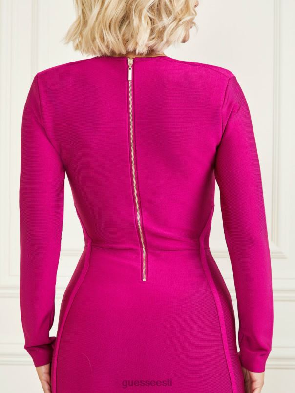 kagan sidemega kleit punane roos GUESS kehakate naised BB4BB717